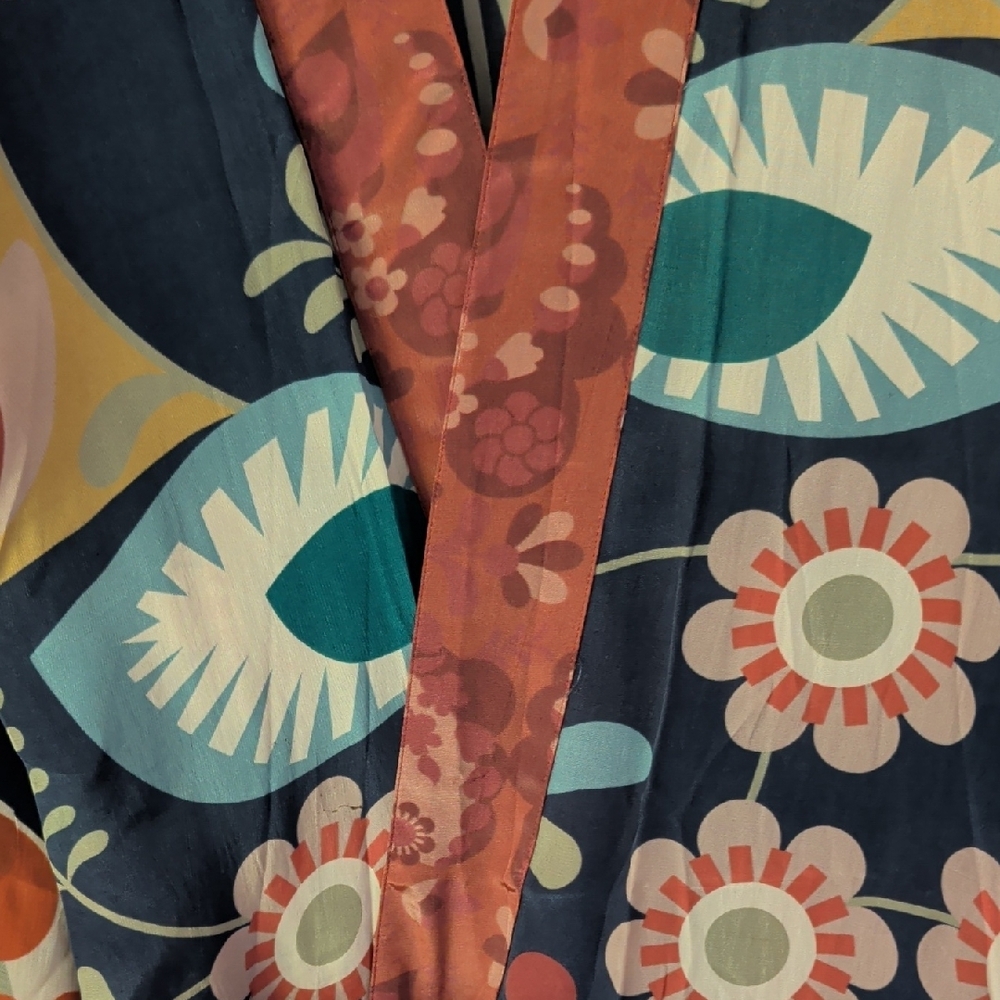Floral Kimono Robe - Multicolor - Picture 4 of 7
